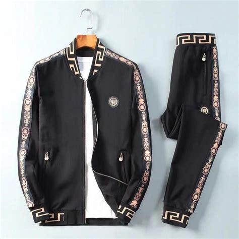 versace collection men's clothing|Versace tracksuit men's sale.